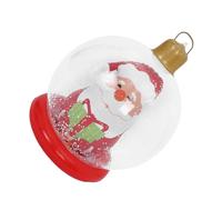 Cabilock Light Up Inflatable Christmas Ball Giant Outdoor Bauble with LED Lights and Reinforced Base Weatherproof Blow Up Xmas Decoration for Festive Garden Display