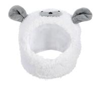 Cabilock Lightweight Breathable Cotton Lamb Style Pet Party Hat for Puppies and Cats, for Carnivals and Holidays, White Decorative Puppy Hat Pet Cap