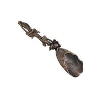 Cabilock Lotus Shaped Tea Scoop Small Teaware Adornment Ergonomic Decorative Spoon for Tea House with Strong Easy to Clean Material and Creative Simple Design