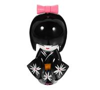 Cabilock Lovely Japanese Kimono Doll Wooden Ornament Traditional Handcrafted Girl Figurine for Home and Sushi Restaurant Decor Cultural Heritage Gift