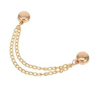 Cabilock Magnetic Clothing Clips Durable Multi Function Hem Fixing Clips for Pants Sleeves Shirts No Sew for Neat Finish Golden Magnetic Buttons for Easy Use