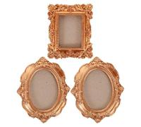 Cabilock Magnetic Diy Picture Frames Fridge Picture Frame Magnets for Refrigerator Oval and Rectangle Photo Frames for Travel Photos Family Memories and Dried Flowers 3 pcs