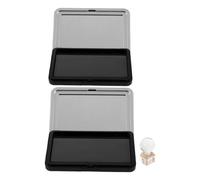 Cabilock Magnetic Large Palette Built-in Mirror Empty with Makeup and Extra Capacity, Refillable Abs Crystal Eyeshadow Pan and Contour Powder Palette for Beauty Travel and On-the-go Needs