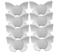 Cabilock Magnetic Tablecloth Weights Stainless Steel Decorative Tablecloth Clips Windproof Table Cloth Fixator Butterfly Pendant 8pcs for Outdoor Picnic and Home Use