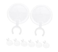 Cabilock Magnifier with Lens for Magnification Rationalized Comfortable 8pcs Portable to Hold Design, Plastic Glass Material Painting Hand-made Painting and Sewing Use