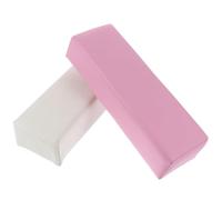 Cabilock Manicure Hand Pillow Hand Rests Manicure Nail Art 2Pcs 11.59 X 3.54 X 2.55 Inch Leather and Sponge Comfortable Non-Slip for Professional Manicurists at Home Or Salon