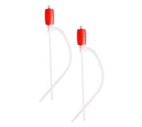 Cabilock Manual Oil Pump Gas Siphon Tube 2pcs Car Fuel Transfer Siphon Hose for Gasoline Vehicles Hand Operated Oil Suction Pipe for Automotive Fuel Extraction