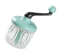 Cabilock Manual Rotary Egg Whisk Ergonomic Handle Design and Sturdy Plastic Material, for Mixing Egg White and Coffee Drinks in Restaurants and Bakeries