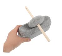 Cabilock Manual Stone Mortar and Pestle Set Traditional Chinese Medicine Quiet Hand Crank Mill for and Dry Ingredients Easy to Clean and Electricity Operation