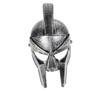 Cabilock Medieval Knights Helmet Ancient Roman Soldier Costume Headwear for Teens Adults Detailed Plastic Roman Helmet with Unique European Warrior Design Comfortable Fit for Historical