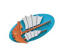 Cabilock Mediterranean Style Small Wall Hook Sturdy Coat Hanger for Bedroom Bathroom Kitchen Door Use Smooth Polished Surface Multi-Function Clothes and Towel Holder Easy to Install