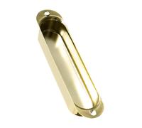 Cabilock Metal Guitar Pickup Cover Single Coil Shield for Electric Guitar Bass Protective Housing with Elegant Gold Finish Easy Installation Compatible with Multiple Models