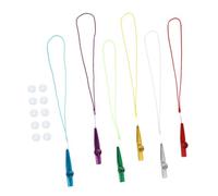 Cabilock Metal Kazoo Instrument Set for Children with Aluminum Alloy Build, Includes Extra Membranes and Lanyard, Easy to Play Musical Toy for Boys and Girls Music Learning and Party Fun