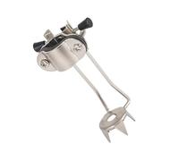 Cabilock Metallic Ice Grip Attachment for Cane and Crutches with 5 Steel Prongs Made of Sturdy Aluminum Alloy, Easy Disassembly Feature to Balance on Mud and Sand Outdoor Terrain