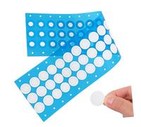 Cabilock Microporous Adhesive Filter Discs for Mushroom Cultivation Gas Exchange Barrier Pads with Strong Adhesive Backing Compatible with Various Growing Containers
