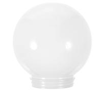 Cabilock Milky Globe Lamp Shade Outdoor Ball Light Fixture Accessory Diameter 150MM Fits Base Inner Diameter 8CM Shade Opening