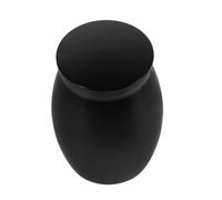 Cabilock Mini Ashes Urn for Human and Pet Ashes, Black Aluminum Alloy, Multipurpose Memorial Urn with Elegant Simplicity and Impact Resistance, Suitable for Funeral and Home Display