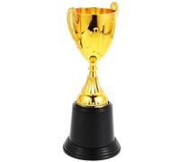 Cabilock Mini Gold Plastic Basketball Trophy, Small Portable Trophy Cups Showcasing Honour and Cohesion, for Graduation Time and Back to School Party Souvenirs