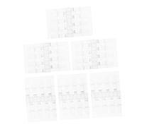 Cabilock Mini Hinges with High Transparency Design for Cabinet Doors 6pcs Acrylic Small Folding Piano Hinges for Exhibition Boxes and Craft Boxes, for DIY Project and Retail Use