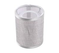 Cabilock Mini Linen Lampshade for Wall Sconce and E14 Bulb, Round Silver Flax Fabric Lamp Shade with Quick Installation and Eyesight Protection, for Living Room and Bedroom