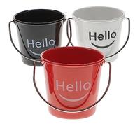 Cabilock Mini Sauce Barrel and Metal Sauce Dispensers Set White Black and Red for Restaurant Bar and Coffee Shop Use