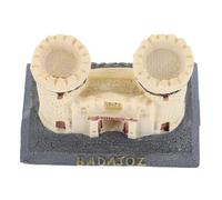 Cabilock Miniature Castle Figurine Resin Spanish Palace Ornament for Micro Landscape Decoration for Gardens Moss Terrariums Sand Table Enhancements