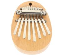 Cabilock Miniature Kalimba Thumb Piano for Beginners Easy to Carry Finger Piano Musical Instrument with Beautiful and Natural Sound Plastic 8-key for Music
