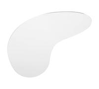 Cabilock Mirror Pond for Christmas Village Landscaping, Crescent-shaped Acrylic Lake Reflection Board, 1pcs Holiday Miniature Skating Pond Decor