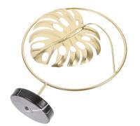 Cabilock Modern Marble Leaf Ornament Table Decoration Made of Marble and Metal, Easy to Clean Chic Home Decor Accent for Weddings and Housewarming Parties