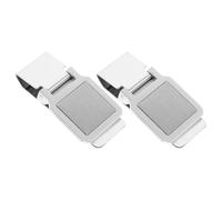 Cabilock Money Clip with Sleek Modern Design Stainless Steel Small and Lightweight 2pcs Bill Clamp Sturdy and Not Fragile, for Organising Cash and Cards in Pocket
