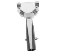 Cabilock Mop Handle Clip Replacement Rotatable Mop Bar Clamp for Floor Cleaning Stainless Steel Aluminum Alloy Easy Operation for Home Dorm Business Use