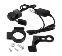 Cabilock Motorcycle Dual USB Charger USB Outlet for Phones and Tablets Easy Installation Compatible with Various Models for Riders the Go
