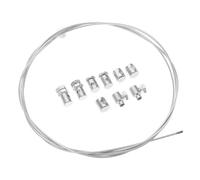 Cabilock Motorcycle Emergency Repair Kit Stainless Steel Cable Replacement for Throttle Clutch Brake Compact Portable Design for Go Riders Maintenance and Urgent Fixes
