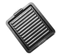Cabilock Multi-Function Outdoor Camping Pan Nonstick Enamel Round Grilled Tray Without Burr for Pizza and Vegetables Suitable for Restaurants and Camping
