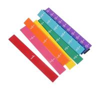 Cabilock Multi-functional EVA Fraction Demonstration for Educational Math Cognitive Learning Aid for Home and Classroom Use with Smooth Edges Safe Play