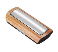 Cabilock Multi-Functional Temporary Parking Card Luminous Number Display, Universal Wooden Grain Car Phone Holder for Vehicle Interior Decoration and Car Moving Contact