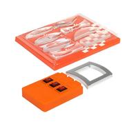 Cabilock Multifunctional Physics Optical Experiment Kit for Education Includes Convex and Concave Lenses Triangular Prism Linear Light Source Smooth Tools for Classroom Optics Science