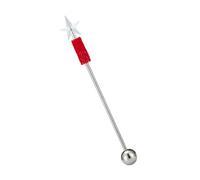 Cabilock Music Conducting 90cm White Stainless Steel Stick for Concerts and Marching Band Performance Accessory