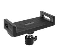 Cabilock Music Stand Device Clamp for Phones and Tablets 4.6 to 10 Inches, Foldable Lightweight Plastic and Metal Tablet Secure Hold Clip for Recording Studios and Home Practice Spaces