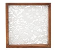 Cabilock Nail Art Display Board Nail Art Frame 12x8 Inch Enhances Visual Appeal Romantic Elegant Wooden Frame for Personal Use Photo Props