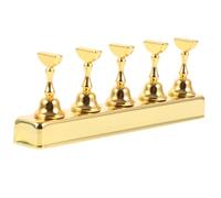 Cabilock Nail Display Stand Holder for Press-on Nails with Metal Chip Holder for Manicure Training