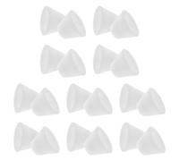 Cabilock Nail Dust Collector Covers and Wear Resistance 20pcs Silicone with High Dust Control Efficiency for Manicure Pen and Nail Drill Bits for Salons and Studios