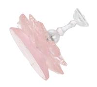 Cabilock Nail Practice Stand Pink Cherry Blossom Crystal Magnetic Fake Nail Art Holder for Beginner and Display Compact Size for Salon and Home Use