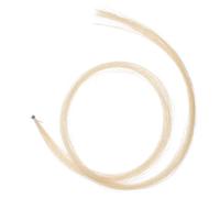 Cabilock Natural Horse Hair Unbleached Horsetail Material Pre-tied and Sealed End Lightweight Design for Violin and Cello Bows for Beginner and Student String Instrument Players