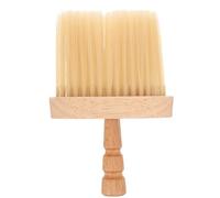 Cabilock Neck Duster Hair Cutting Brush with Wooden Handle for Men Shaving and Barber Salon Use Lightweight Compact Design Comfortable Skin-friendly Bristles for Easy Hair and Beard