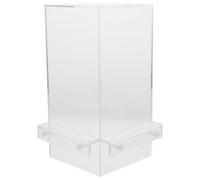 Cabilock Negative Pressure Vacuum Elevator Fish Tank External Suspended Clear Acrylic Aquarium with Water Auto Refill and Level Maintenance Betta Fish Activity Expansion Decor for Home