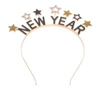 Cabilock New Year Headband for Women 2026 with Festive Crystal Design and Comfort Fit Alloy Material Suitable for Group Photos and Spring Festival Party Favors