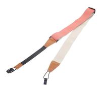 Cabilock No Drill Double Hook Ukulele Strap Lightweight Shoulder Belt for Adults and Creative Ukulele Accessory in Nude Pink