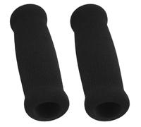 Cabilock Non-Slip Cane Handle Grips 2Pcs Soft Sponge Covers for Walking Stick and Crutch Handles 11.5 X 3.5 X 3.5Cm Lightweight Comfortable Grip for Elderly Black