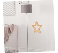 Cabilock Nordic Wooden Star Wall Decals Lightweight Wood Ornaments Easy to Install for Rooms Nursery Playroom Scandinavian Star Stickers Craft Decorations
